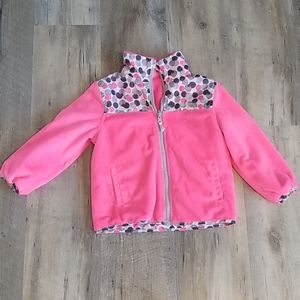 This is a reversible OshKosh Girl's size 5 jacket